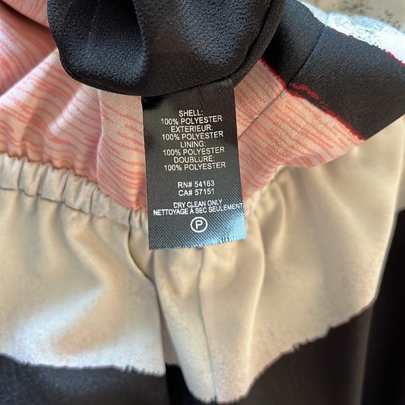 Ivanka Trump Black and Pink Striped Sleeveless Dress size 8 - Picture 9 of 9